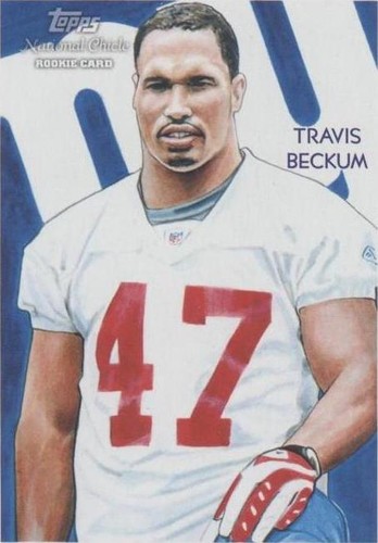 2009 Topps National Chicle Travis Beckum #C108
