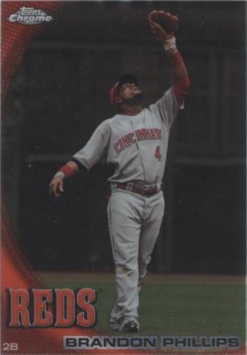 2010 Topps Chrome - Brandon Phillips #54