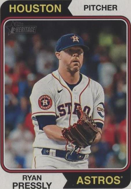2023 Topps Heritage High Number - Ryan Pressly #648