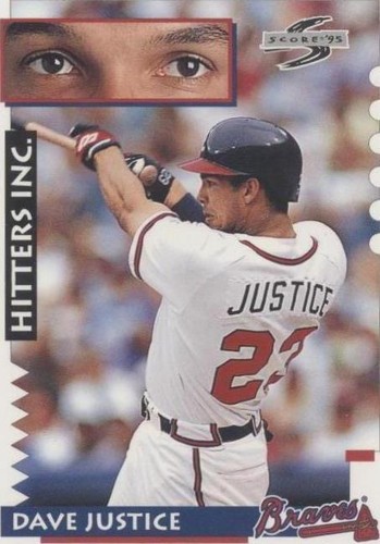 1995 Score - David Justice #555