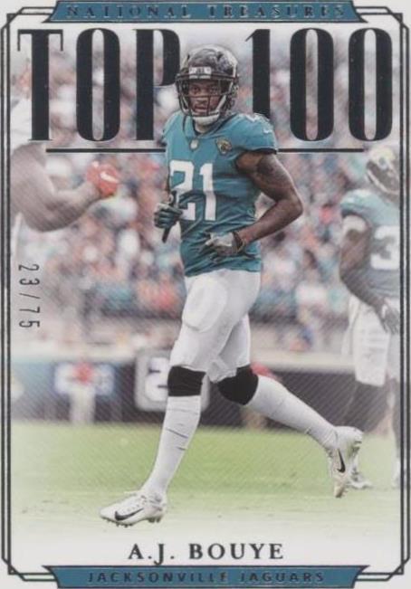 2018 Panini National Treasures A.J. Bouye #TOP-48