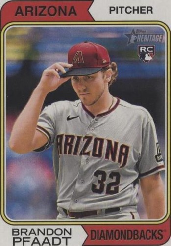 2023 Topps Heritage High Number - Brandon Pfaadt #637