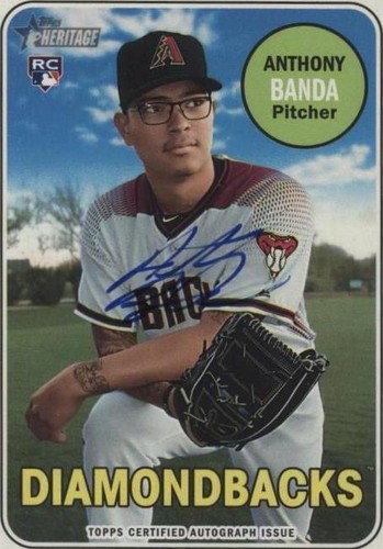 2018 Topps Heritage High Number - Anthony Banda #ROA-AB