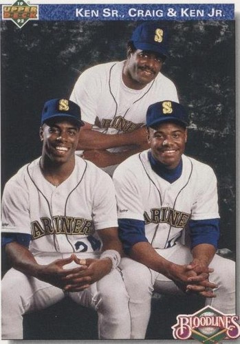 1992 Upper Deck - Craig Griffey Ken Griffey Jr Ken Griffey Sr. #85