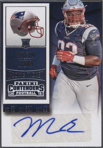 2015 Panini Contenders Malcom Brown #158
