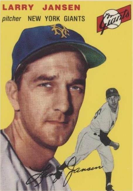 1994 Topps Archives The Ultimate 1954 Set - Larry Jansen #200