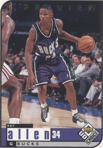 1998-99 Upper Deck UD Choice Preview - Ray Allen #79