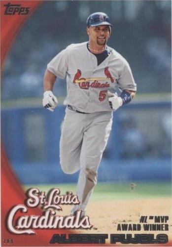 プーホールズ　 Pujols Cardinals Amazon.com: 2023 TOPPS #5 ALBERT PUJOLS ST. LOUIS CARDINALS