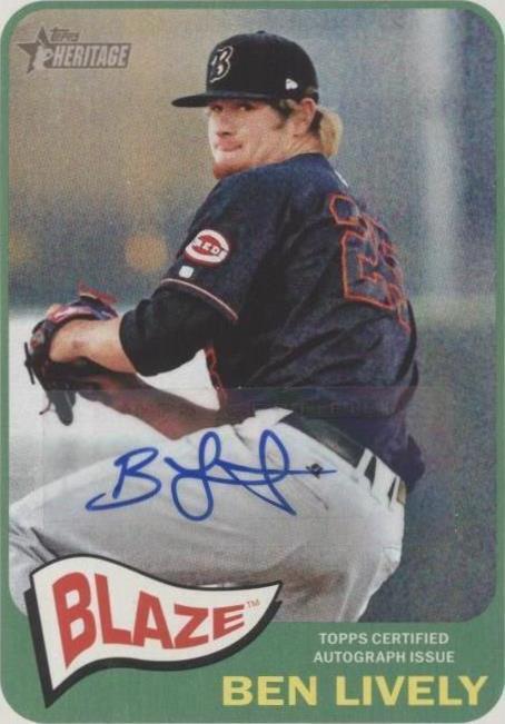 2014 Topps Heritage Minor League Edition - Ben Lively #ROA-BL
