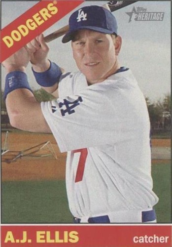 2013 Topps Heritage #88 A.J. Ellis NM Near Mint Dodgers