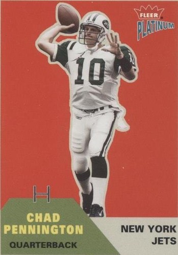 2002 Fleer Platinum Chad Pennington #180