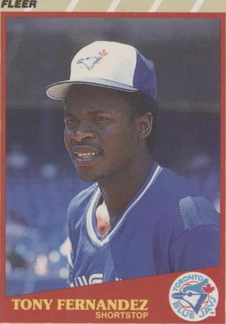 Superestrellas de béisbol Fleer 1989 edición limitada - Tony Fernández #13