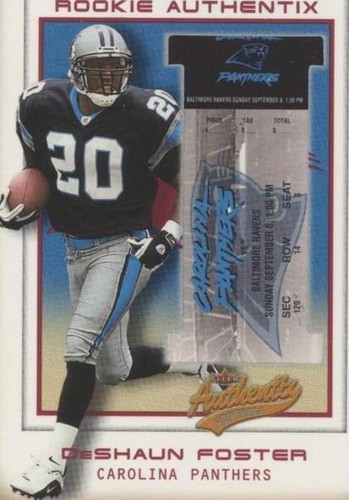 2002 Fleer Authentix DeShaun Foster #115