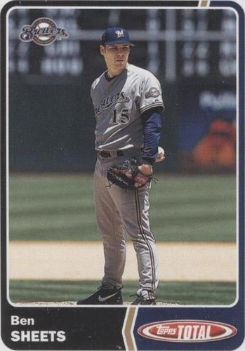 2003 Topps Total - Ben Sheets #784