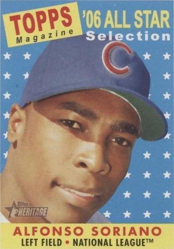 2007 Topps Heritage - Alfonso Soriano #484