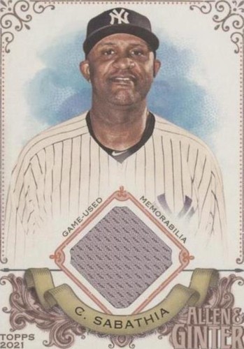 2021 Topps Allen & Ginter's - C.C. Sabathia #AGA-CCS