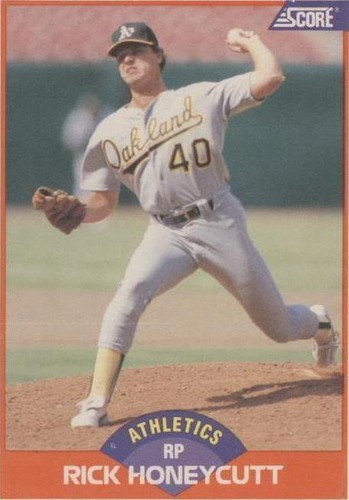 1989 Score - Rick Honeycutt #416