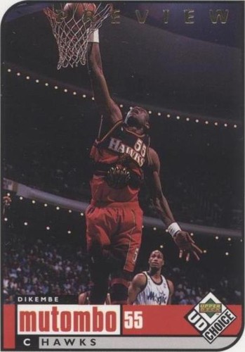 1998-99 Upper Deck UD Choice Preview - Dikembe Mutombo #1