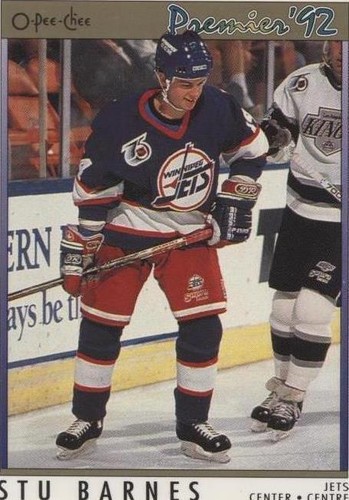 1991-92 O-Pee-Chee Premier - Stu Barnes #109