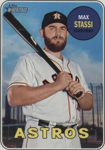 2018 Topps Heritage High Number - Max Stassi #573