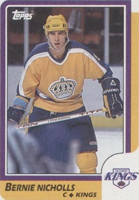 1986-87 Topps - Bernie Nicholls #159