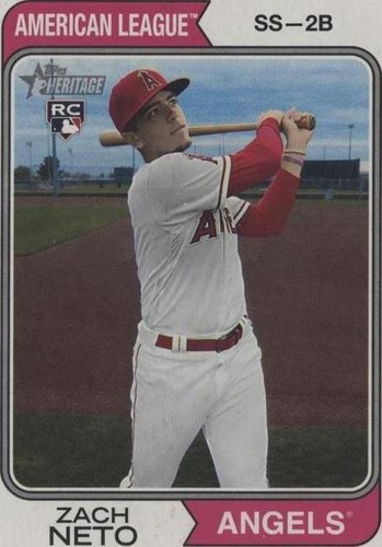 2023 Topps Heritage High Number - Zach Neto #700