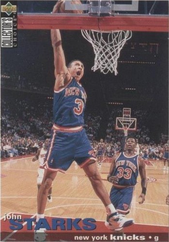 1995-96 Upper Deck Collector's Choice International Spanish I - John Starks #106