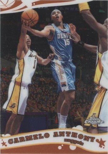 2024 Topps Chrome Green Topps Refractor CARMELO ANTHONY #27