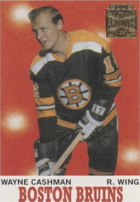 2001-02 Topps/O-Pee-Chee Archives - Wayne Cashman #31