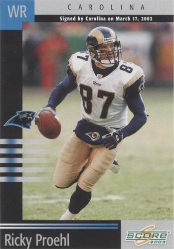 2003 Score Ricky Proehl #254
