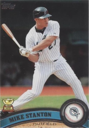 Topps Lineage 1952 Mike Giancarlo Stanton 2011 Auto Card #52A-MS