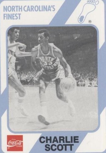 1989-90 Collegiate Collection/Coca-Cola North Carolina's Finest - Charlie Scott #29