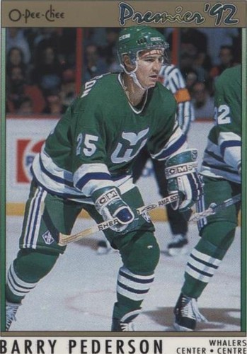1991-92 O-Pee-Chee Premier - Barry Pederson #124