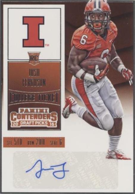 2016 Panini Contenders Draft Picks Josh Ferguson #139