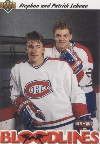 1991-92 Upper Deck - Patrick Lebeau Stephan Lebeau #644