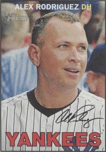 2016 Topps Heritage - Alex Rodriguez #440