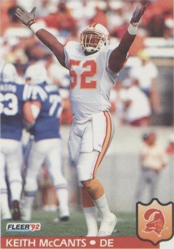 1992 Fleer Keith McCants #406