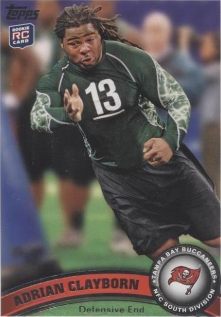 Topps Adrian Clayborn #362 2011