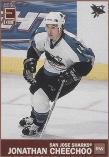 2003-04 Pacific Exhibit - Jonathan Cheechoo #127