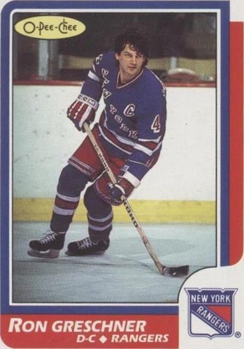 1986-87 O-Pee-Chee - Ron Greschner #18
