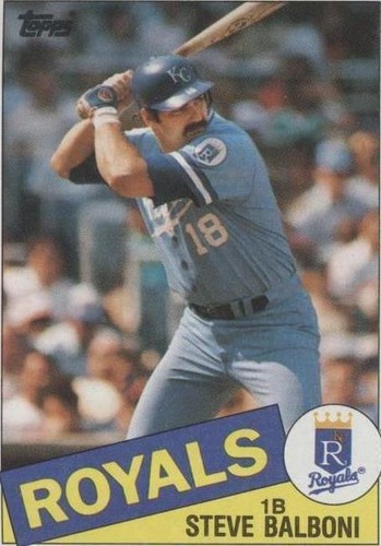 1985 Topps - Steve Balboni #486