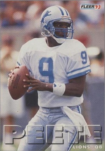 1993 Fleer Shell FACT (Football & Academics: A Championship Team) Rodney Peete #9