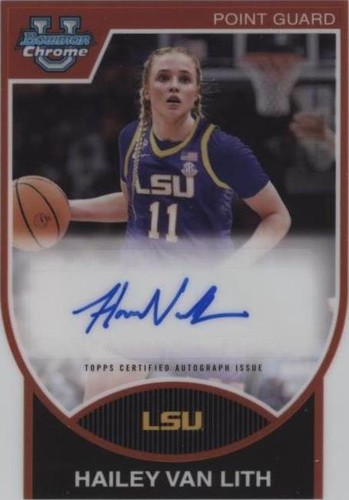 2023-24 Bowman University Chrome - Hailey Van Lith #07BA-HVL