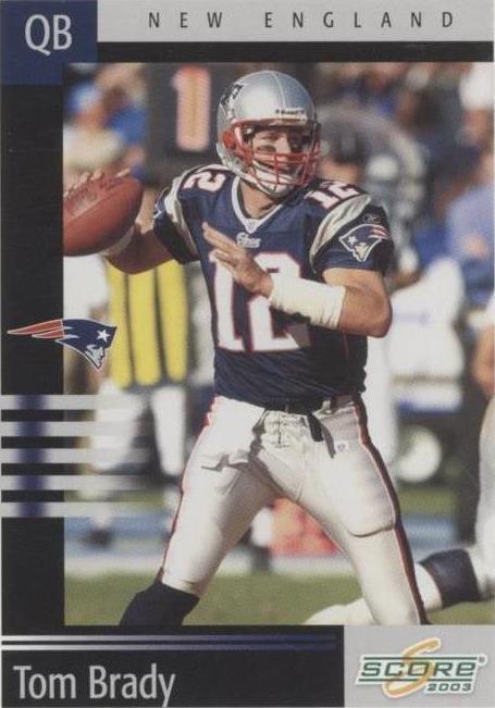 2003 Score Tom Brady #81