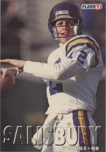 1993 Fleer Sean Salisbury #427