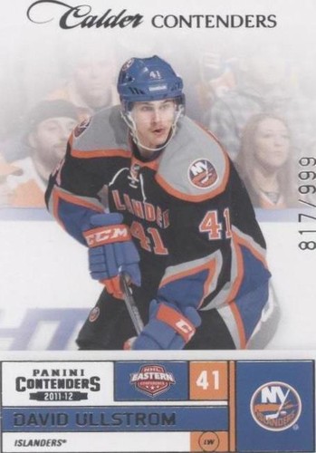 2011-12 Panini Playoff Contenders - David Ullstrom #185