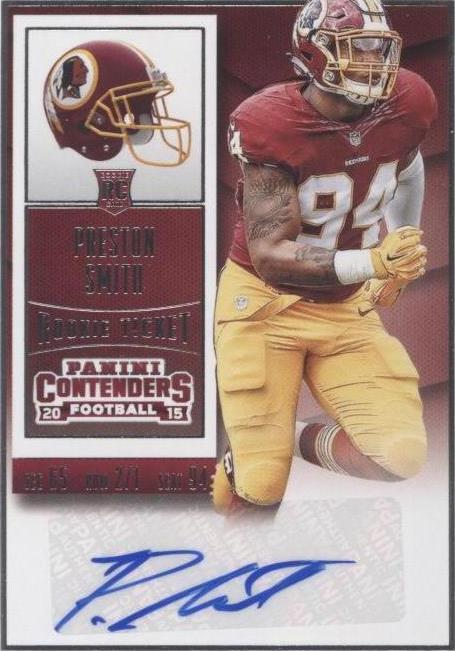 2015 Panini Contenders Preston Smith #163