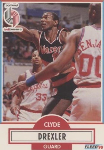 1990-91 Fleer - Clyde Drexler #154