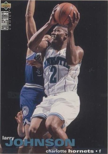 1995-96 Upper Deck Collector's Choice International French I - Larry Johnson #12