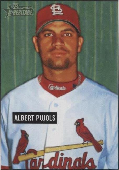 2005 Bowman Heritage - Albert Pujols #122
